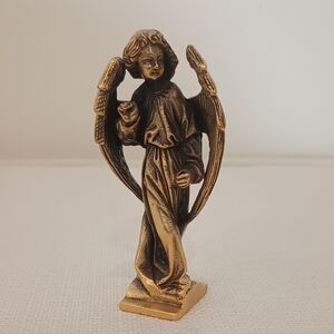 Vintage MMA Angel Brass Figurine